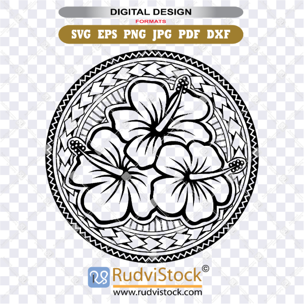 Order this tattoo Polynesian SVG file for custom jewelry making crafts