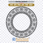 Tongan Polynesian circle tribal tattoo design, samoan circle patterns