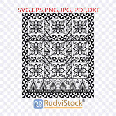 Buy Tribal Pattern SVG for High-End Merch Print