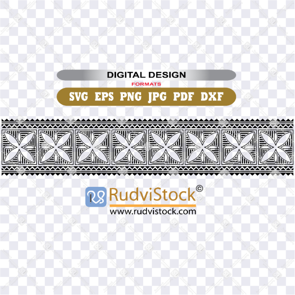 Polynesian Tattoo Design Bracelet Tribal Maori Wristband Vector For Temporary Ink