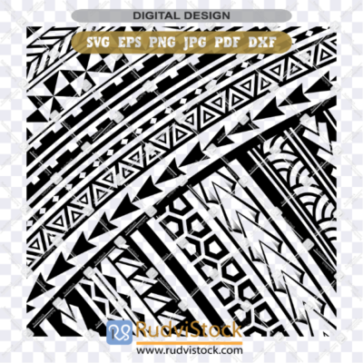 Samoan Tribal Background SVG Phone Case Design printing asset