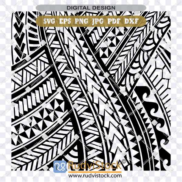Samoa_pattern_t Samoan Pattern Tattoo Tribal Background SVG for Mugs print wrap