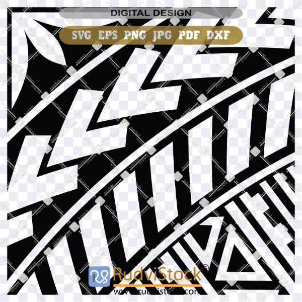 Samoan Tattoo Tribal Background SVG for Shirts clothing mockup