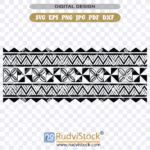 Tongan Tapa Pattern Band Design