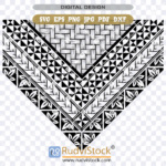 Tongan Neck Pattern Design