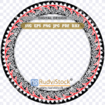 Maori Tribal Circle Pattern SVG