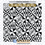 Polynesian Tongan patterns Background Tile SVG